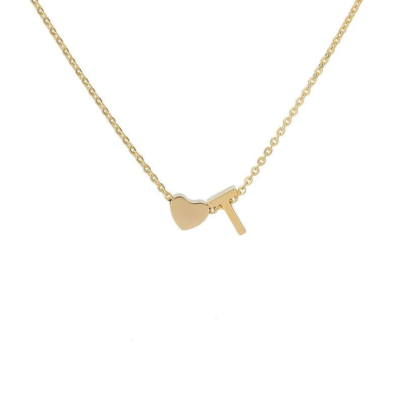 26 Letters Heart Custom Necklace