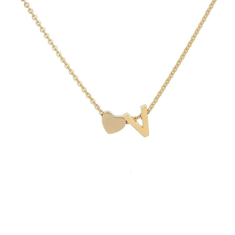 26 Letters Heart Custom Necklace
