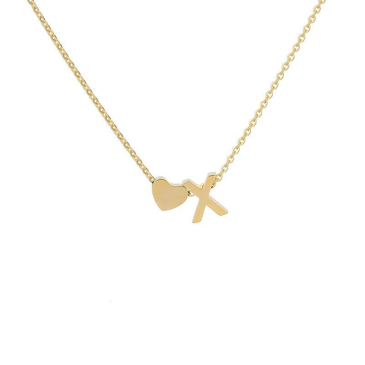 26 Letters Heart Custom Necklace