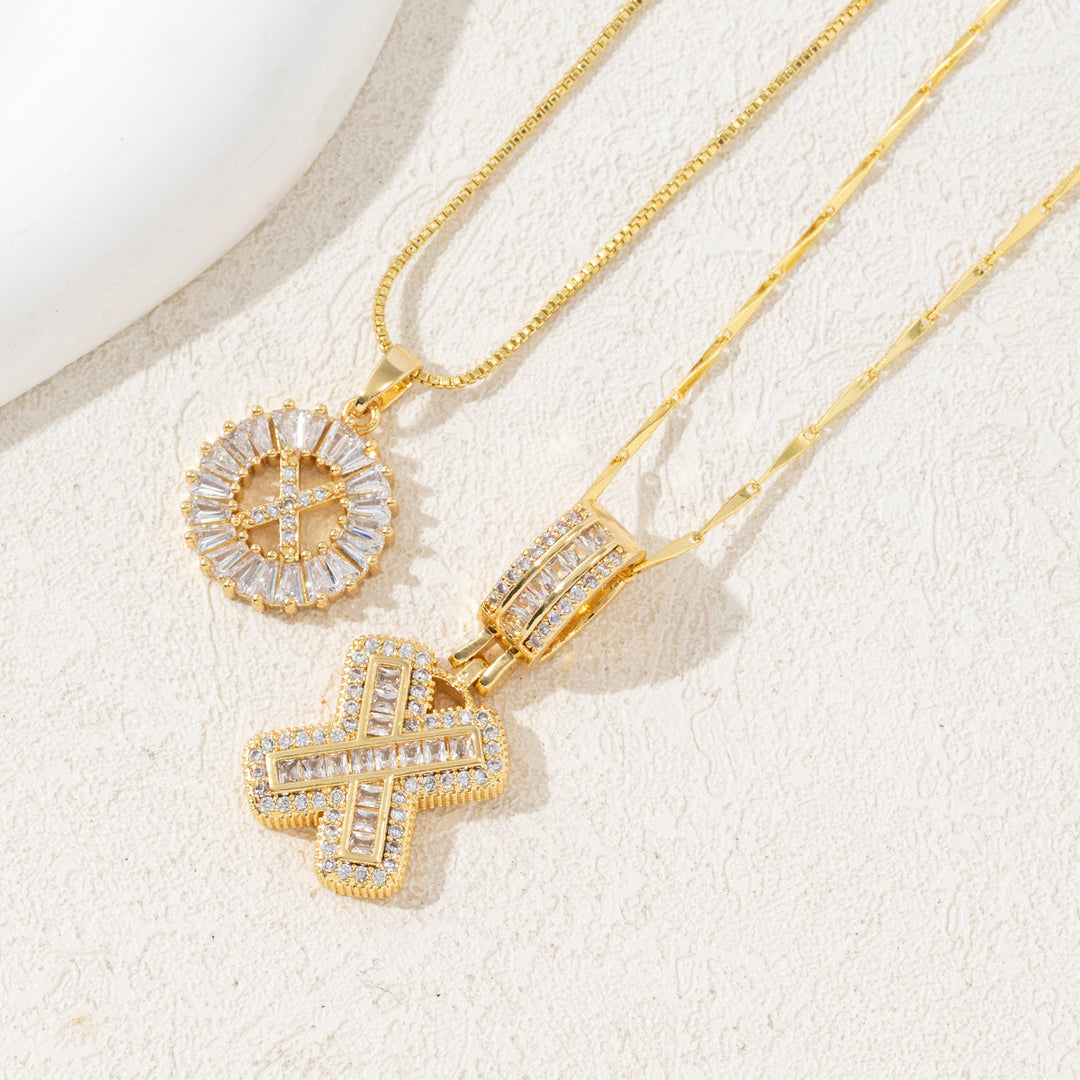 26 letter pendant necklace