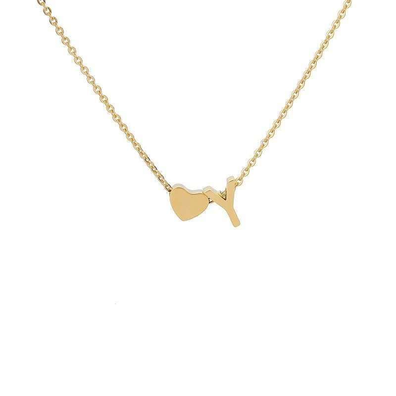 26 Letters Heart Custom Necklace