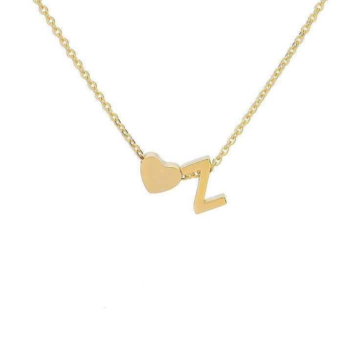26 Letters Heart Custom Necklace
