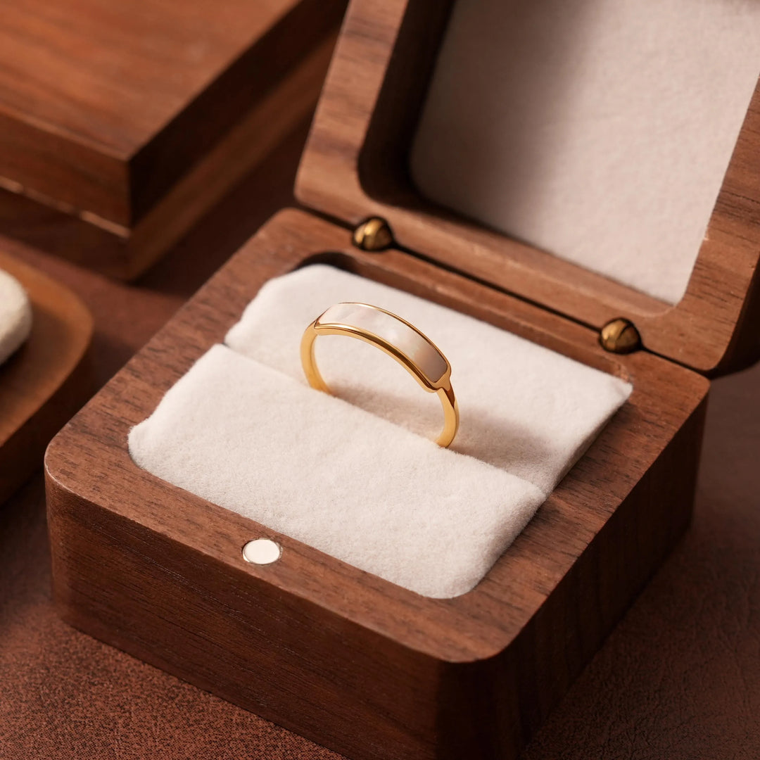 Mother of Pearl Inlay Ring
