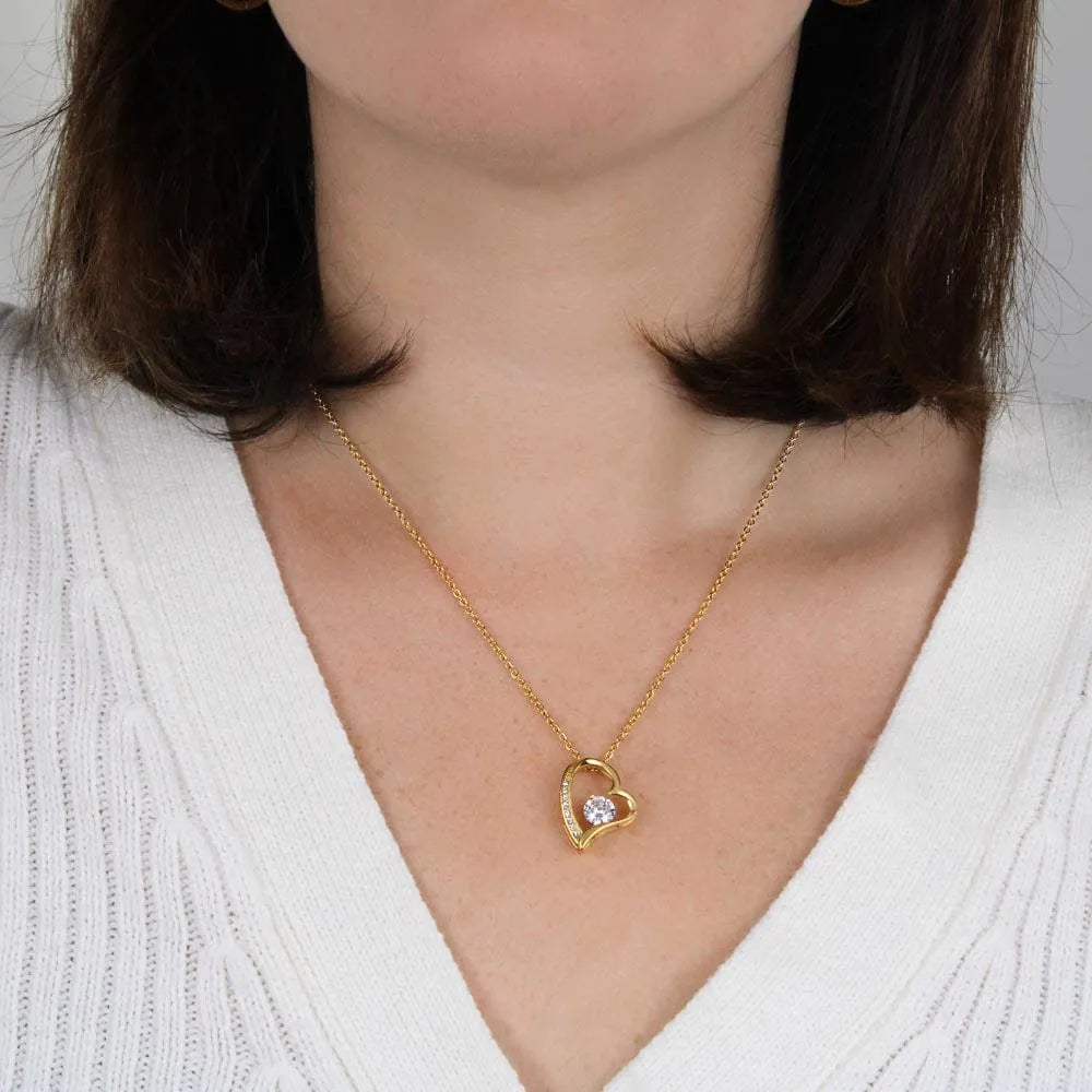 Dad To Daughter Forever Love - Promise Necklace