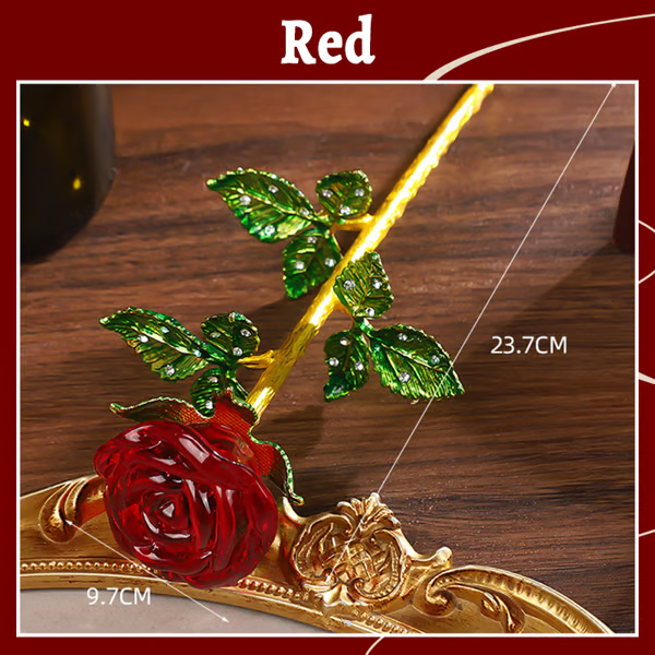 Forever Blooming Crystal Rose