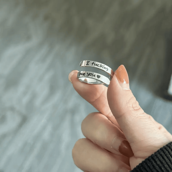 I Fvcking Love You Ring – a daily reminder gift for your beloved
