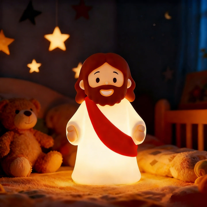 Guardian Glow Night Light｜Soft Silicone Ambient Lamp with Gentle Warm Light