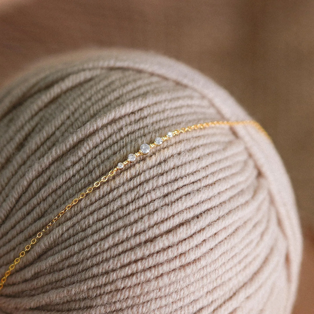 Minimalist Diamond Bracelet