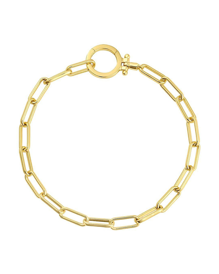 Minimal Paperclip Chain Bracelet