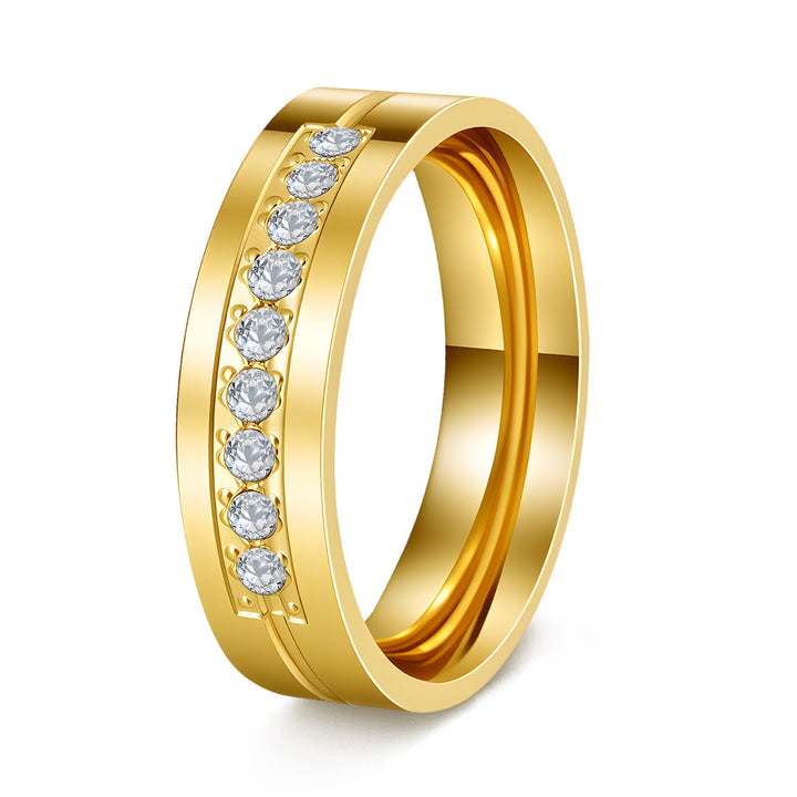 Minimal Love Eternal Multi-Color Minimalist Couple Rings