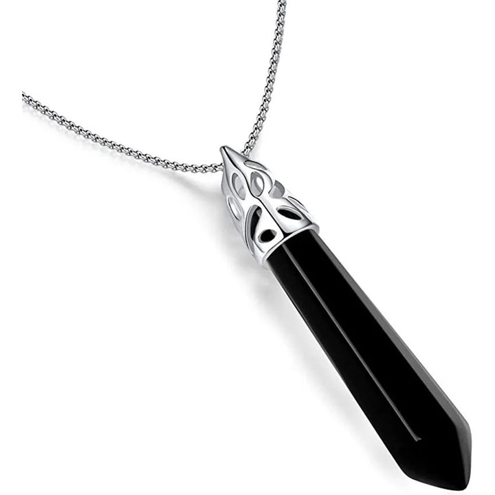 Multi-Style Obsidian Energy Necklace - Men's Personalized Mystical Spiritual Accessory
