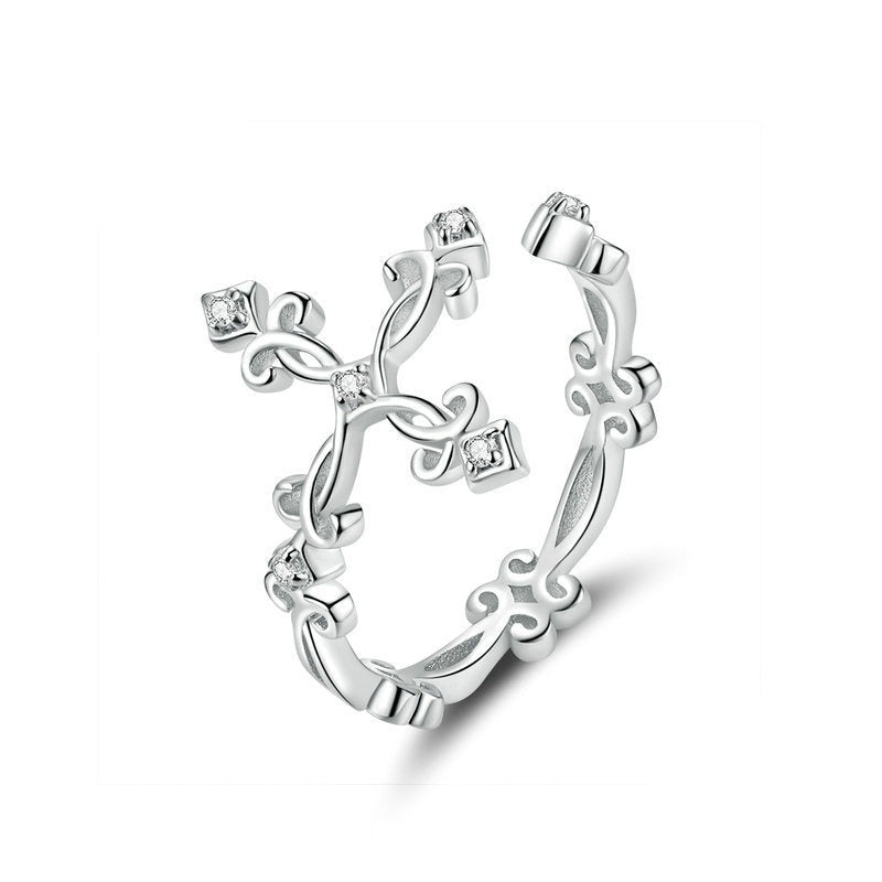 Cross Ring 925 Sterling Silver