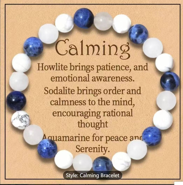 Multi-Functional Natural Crystal Bracelet Series - Over 30 Styles of Energy Stone Bracelets for Wealth Attraction, Calming, Protection, Anxiety Relief - Personalized Spiritual Accessories