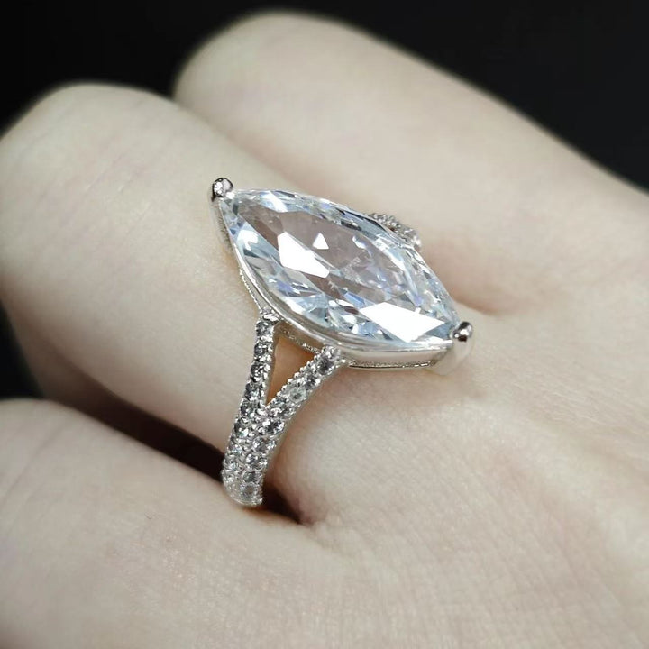 Marquise Dream Two-Tone Marquise Cut Diamond Ring
