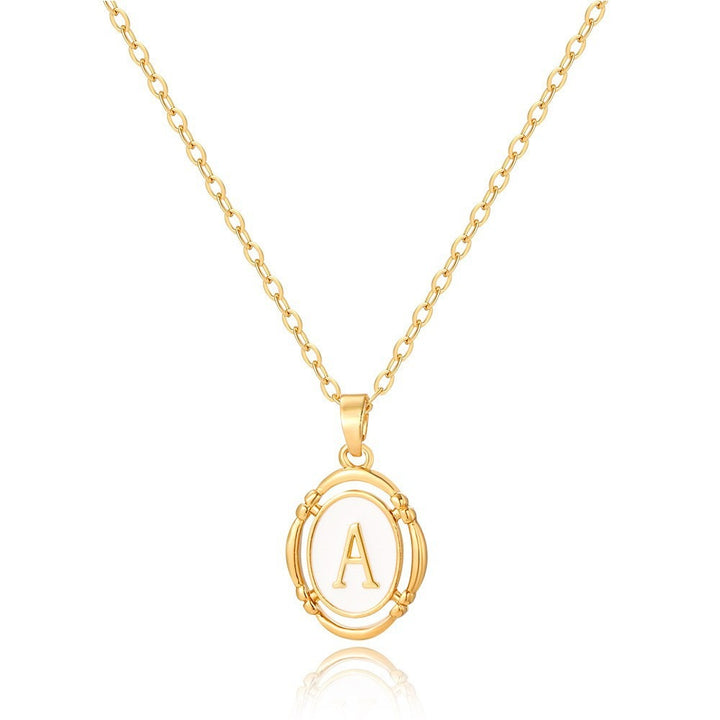 26 Letters Initial Necklace | Personalized Alphabet Pendant Chain