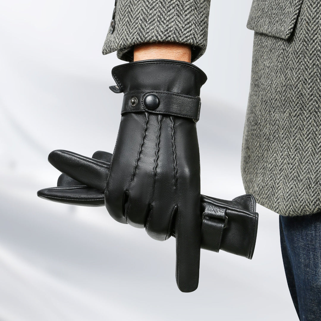 Luxury Wool & Sheepskin Thermal Gloves | Windproof, Waterproof & Heat-Locking, High-End Winter