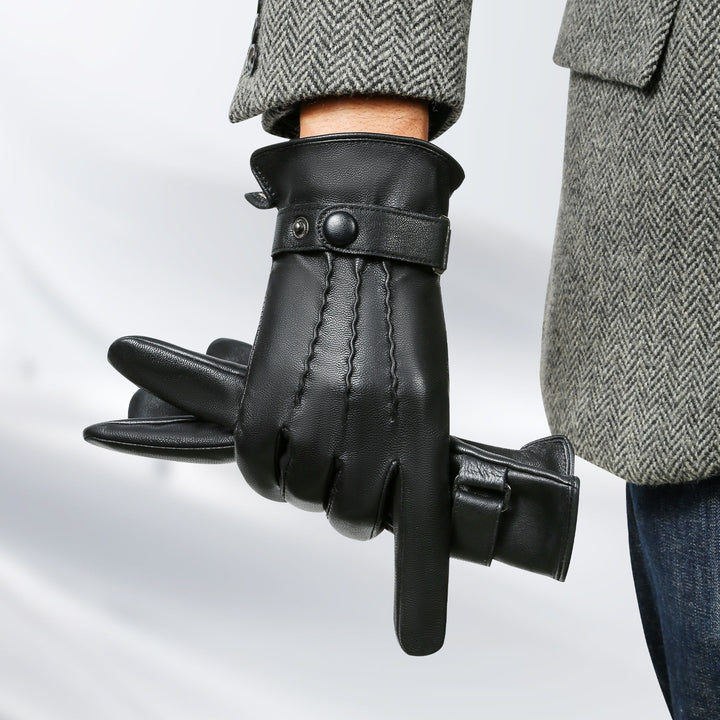 Luxury Wool & Sheepskin Thermal Gloves | Windproof, Waterproof & Heat-Locking, High-End Winter