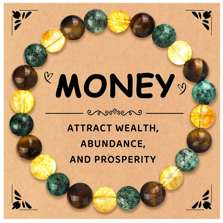 Multi-Functional Natural Crystal Bracelet Series - Over 30 Styles of Energy Stone Bracelets for Wealth Attraction, Calming, Protection, Anxiety Relief - Personalized Spiritual Accessories