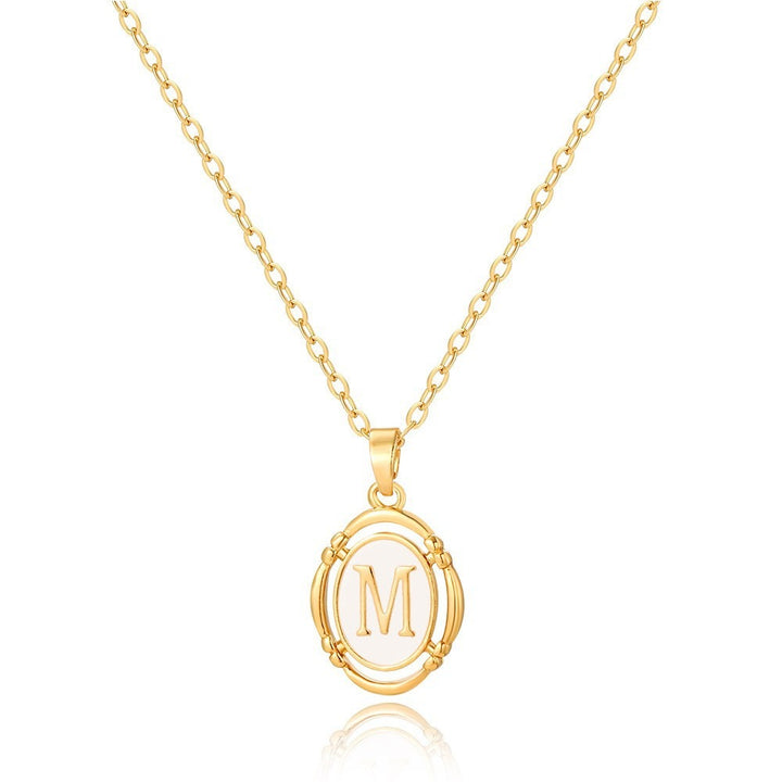 26 Letters Initial Necklace | Personalized Alphabet Pendant Chain