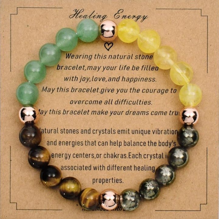 Multi-Functional Natural Crystal Bracelet Series - Over 30 Styles of Energy Stone Bracelets for Wealth Attraction, Calming, Protection, Anxiety Relief - Personalized Spiritual Accessories