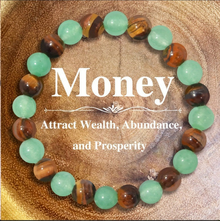 Multi-Functional Natural Crystal Bracelet Series - Over 30 Styles of Energy Stone Bracelets for Wealth Attraction, Calming, Protection, Anxiety Relief - Personalized Spiritual Accessories