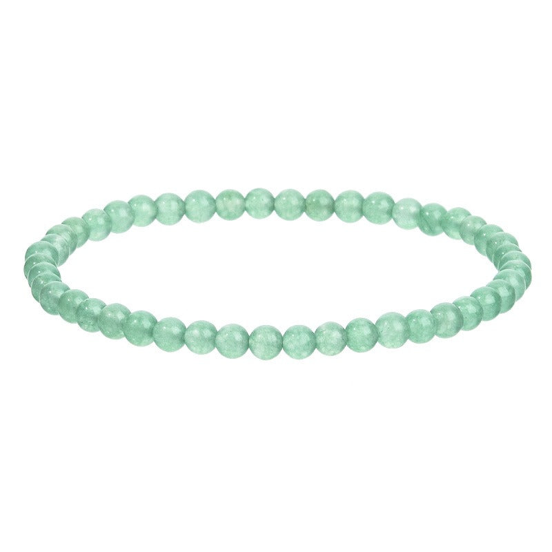 Multi-Color Natural Crystal Agate Bracelet - Minimalist Beaded Spiritual Energy Accessory, Multi-Functional Personalized Bracelet