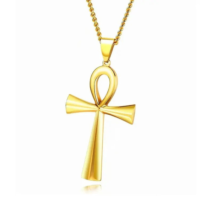 Ancient Egyptian Ankh Symbol & Eye of Horus Necklace