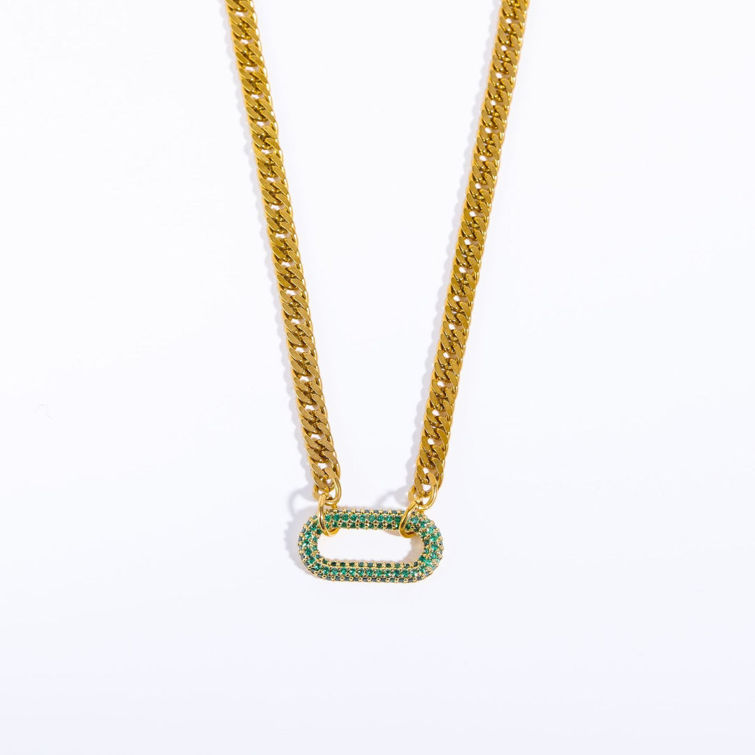 Multi-Category Multi-Diamond Color Light Luxury Chain Jewelry Set