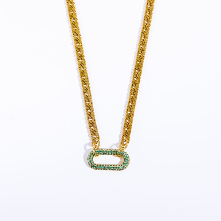 Multi-Category Multi-Diamond Color Light Luxury Chain Jewelry Set