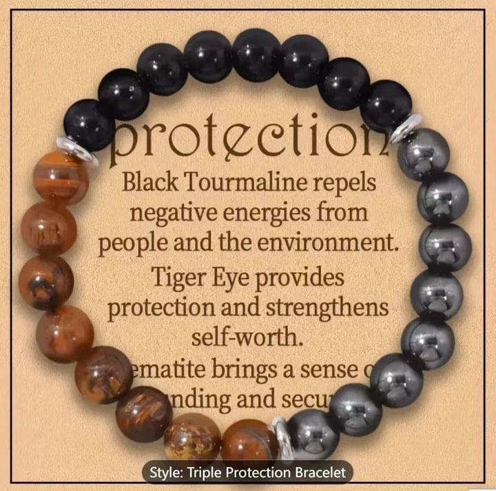 Multi-Functional Natural Crystal Bracelet Series - Over 30 Styles of Energy Stone Bracelets for Wealth Attraction, Calming, Protection, Anxiety Relief - Personalized Spiritual Accessories