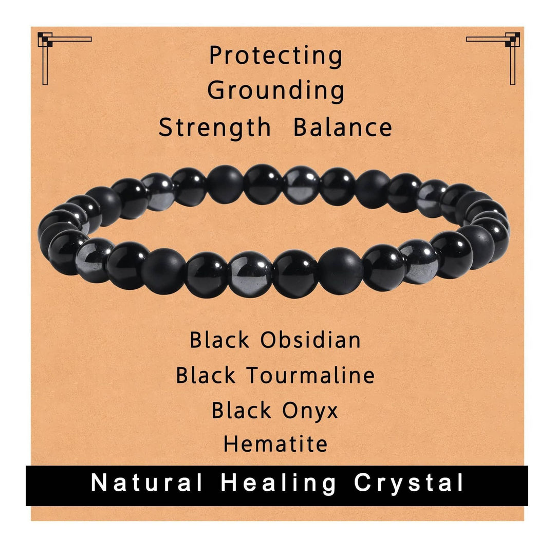 Multi-Functional Natural Crystal Bracelet Series - Over 30 Styles of Energy Stone Bracelets for Wealth Attraction, Calming, Protection, Anxiety Relief - Personalized Spiritual Accessories