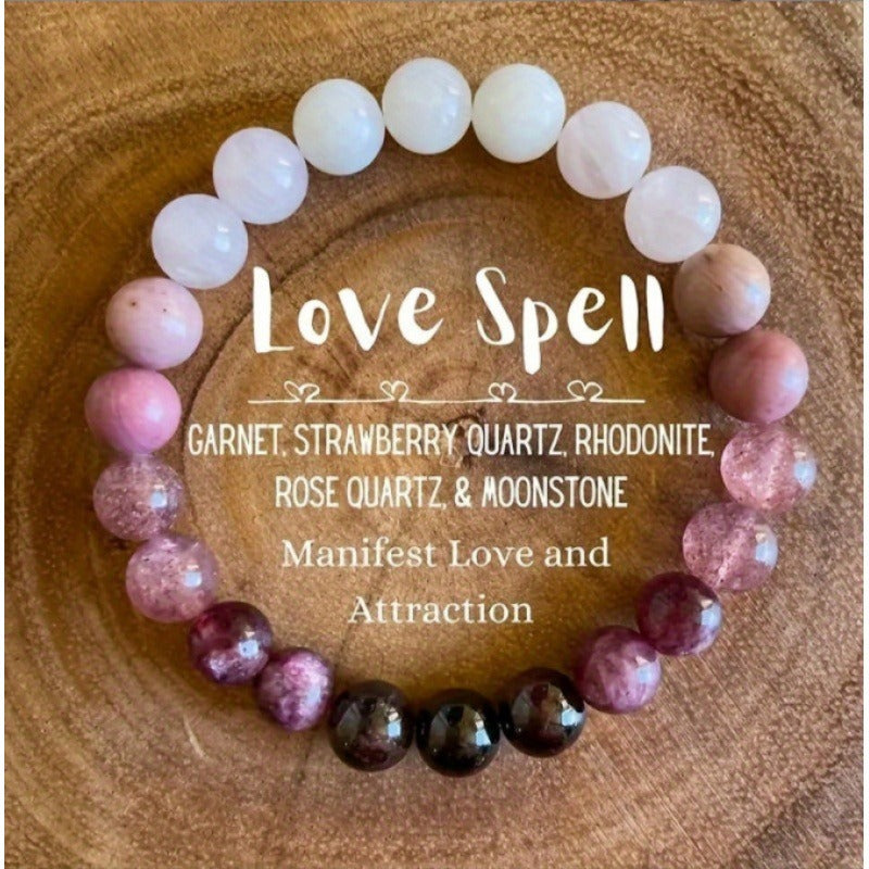 Multi-Functional Natural Crystal Bracelet Series - Over 30 Styles of Energy Stone Bracelets for Wealth Attraction, Calming, Protection, Anxiety Relief - Personalized Spiritual Accessories