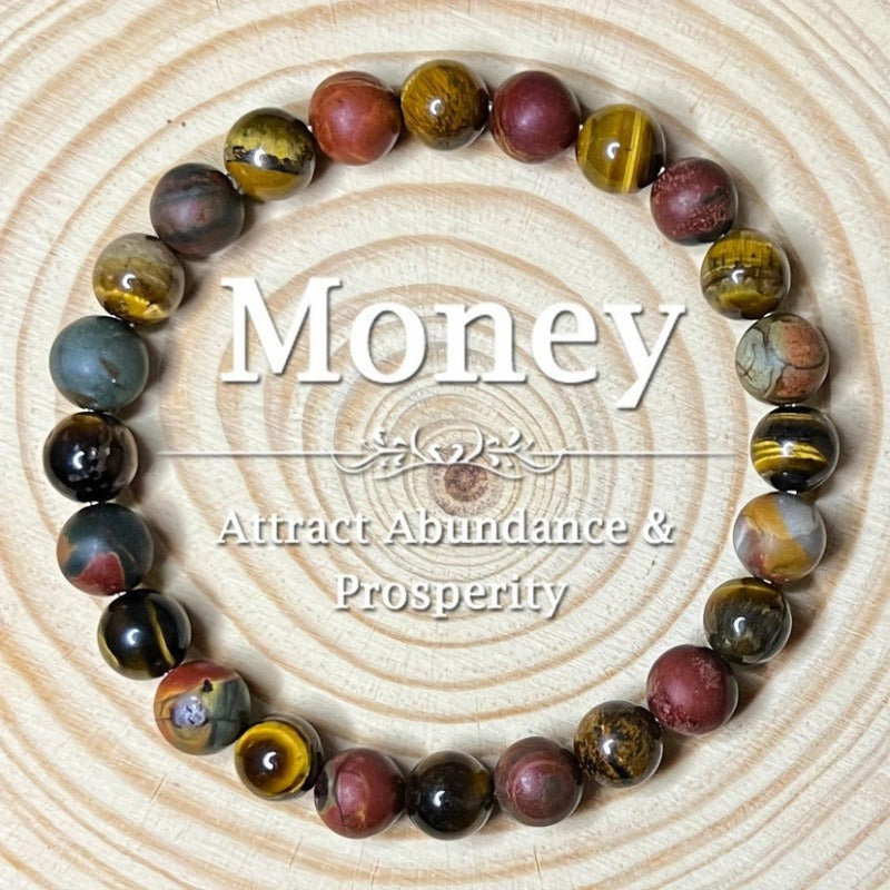 Multi-Functional Natural Crystal Bracelet Series - Over 30 Styles of Energy Stone Bracelets for Wealth Attraction, Calming, Protection, Anxiety Relief - Personalized Spiritual Accessories