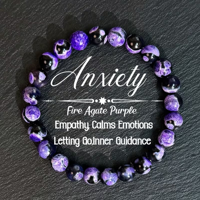 Crystal Energy Bracelet - Natural Gemstone Luck Bracelet European & American Niche Healing-Style Jewelry