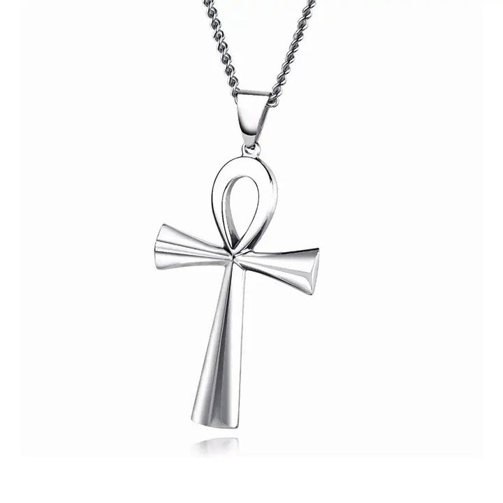 Ancient Egyptian Ankh Symbol & Eye of Horus Necklace