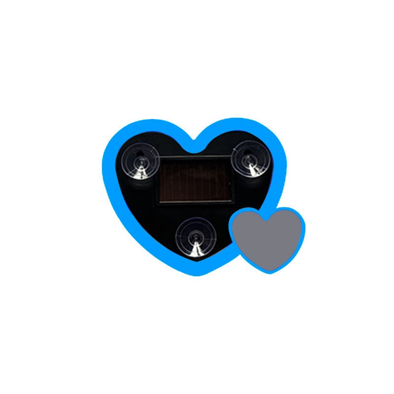 Love Heart Car Window Ambient Light | Solar-Powered Neon Accent