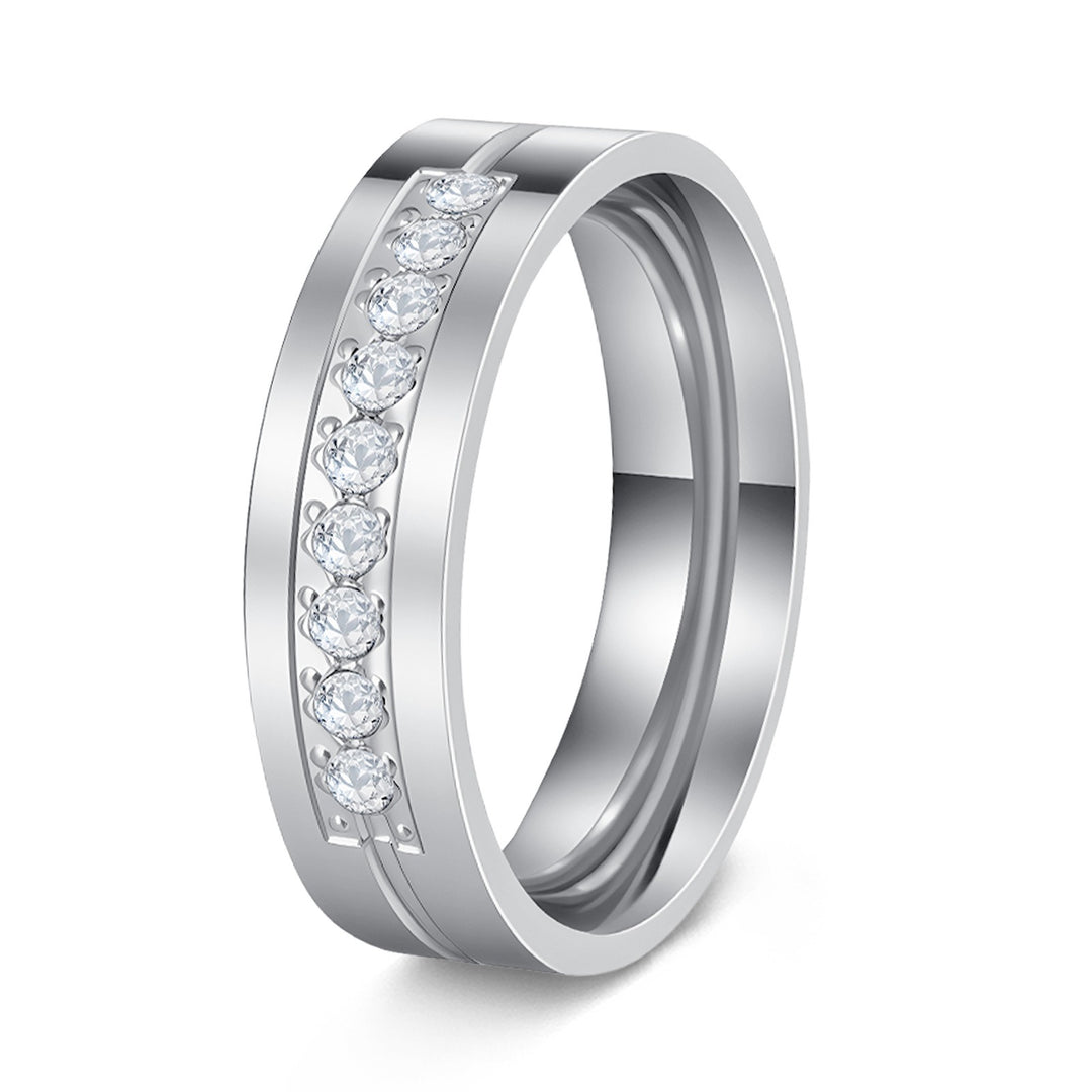 Minimal Love Eternal Multi-Color Minimalist Couple Rings