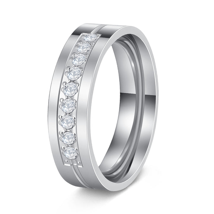 Minimal Love Eternal Multi-Color Minimalist Couple Rings