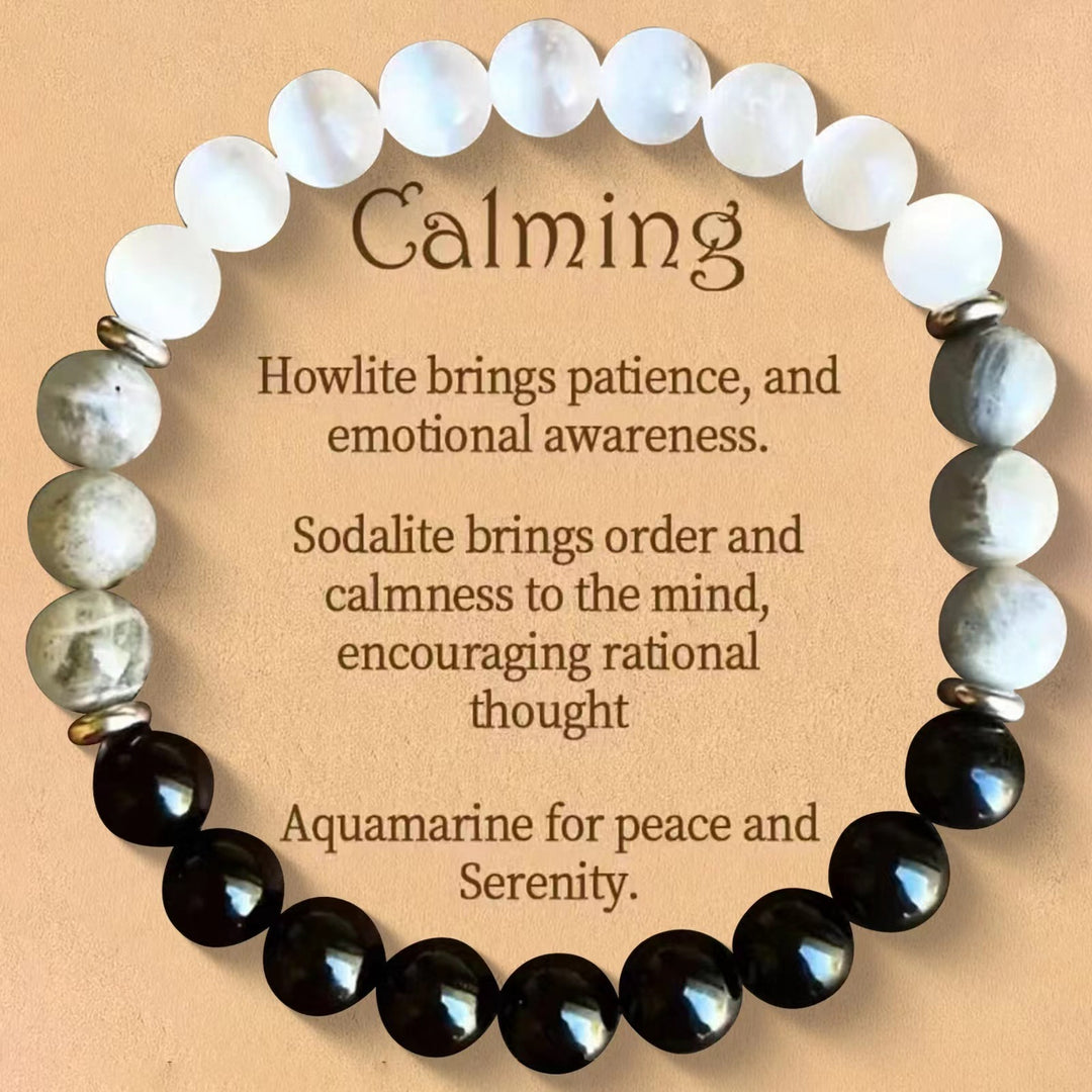 Multi-Functional Natural Crystal Bracelet Series - Over 30 Styles of Energy Stone Bracelets for Wealth Attraction, Calming, Protection, Anxiety Relief - Personalized Spiritual Accessories