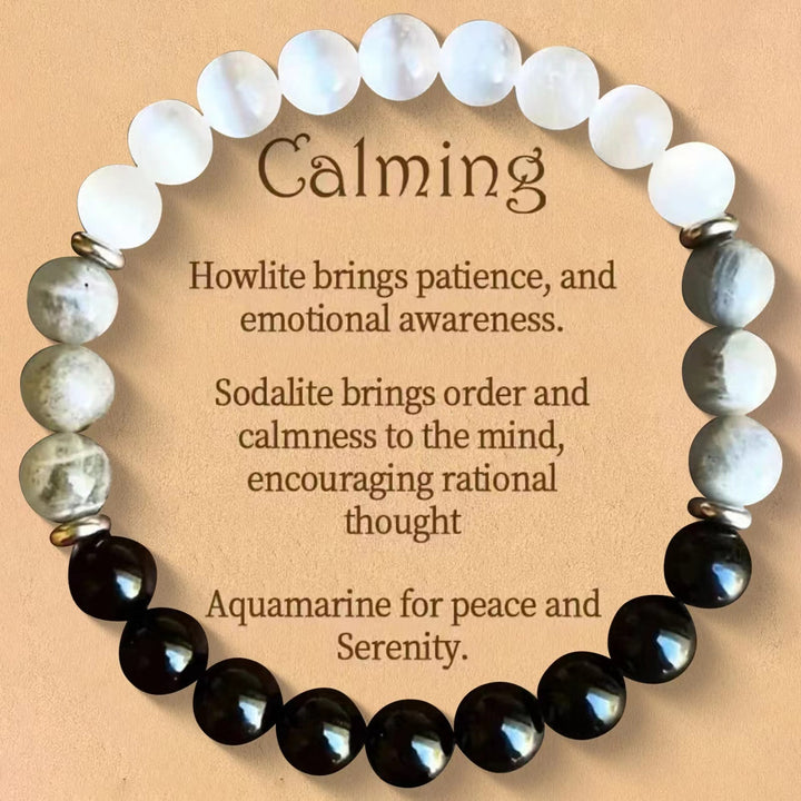 Multi-Functional Natural Crystal Bracelet Series - Over 30 Styles of Energy Stone Bracelets for Wealth Attraction, Calming, Protection, Anxiety Relief - Personalized Spiritual Accessories