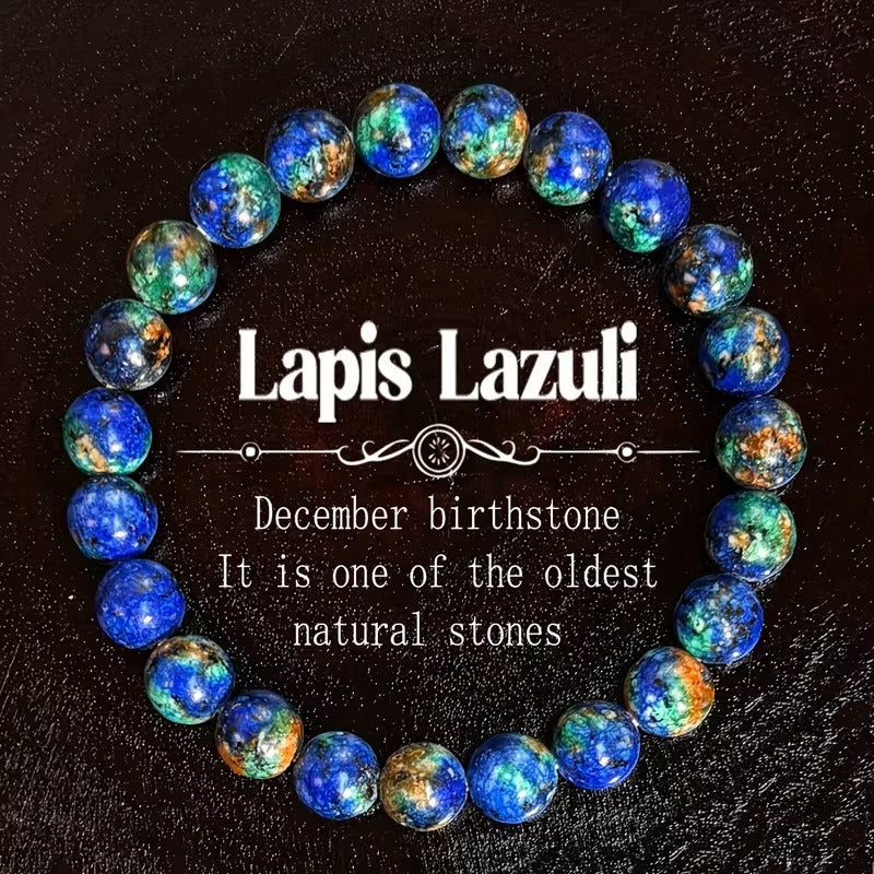 Crystal Energy Bracelet - Natural Gemstone Luck Bracelet European & American Niche Healing-Style Jewelry