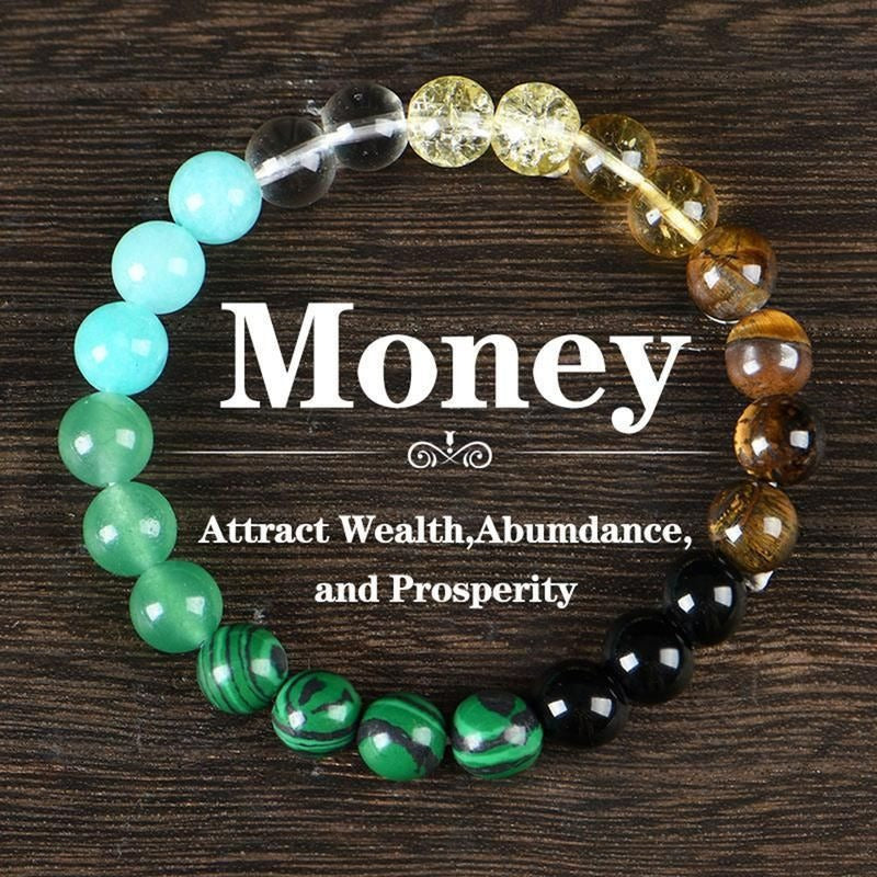 Multi-Functional Natural Crystal Bracelet Series - Over 30 Styles of Energy Stone Bracelets for Wealth Attraction, Calming, Protection, Anxiety Relief - Personalized Spiritual Accessories