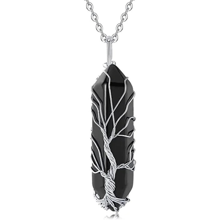 Multi-Style Obsidian Energy Necklace - Men's Personalized Mystical Spiritual Accessory