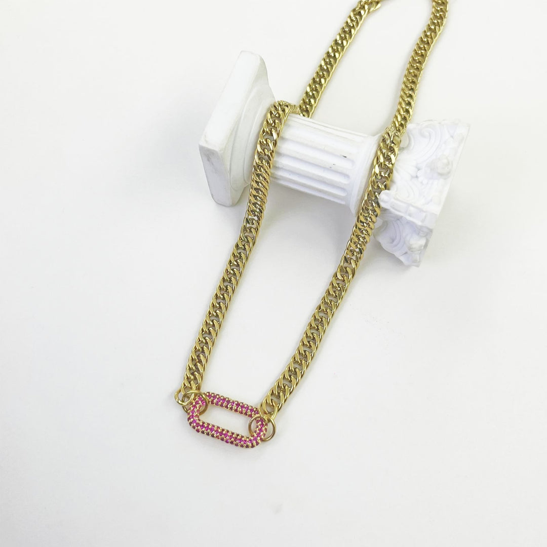 Multi-Category Multi-Diamond Color Light Luxury Chain Jewelry Set
