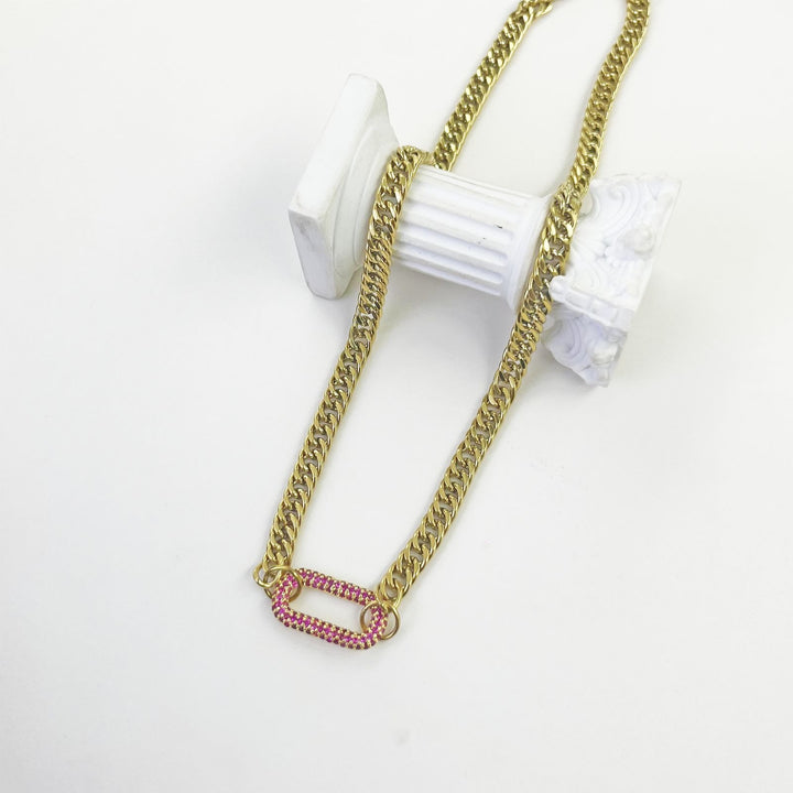 Multi-Category Multi-Diamond Color Light Luxury Chain Jewelry Set