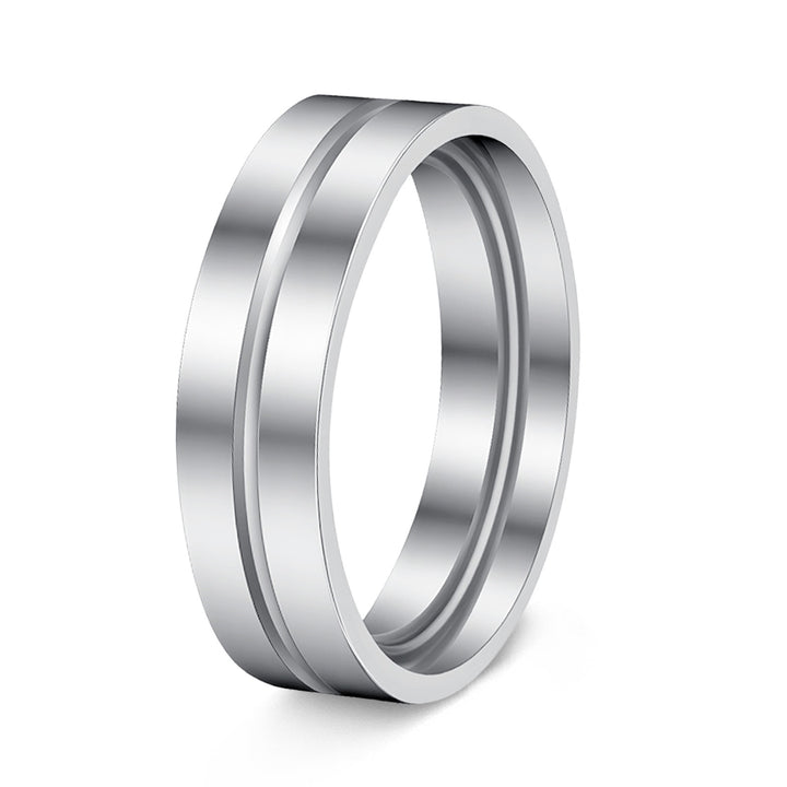 Minimal Love Eternal Multi-Color Minimalist Couple Rings
