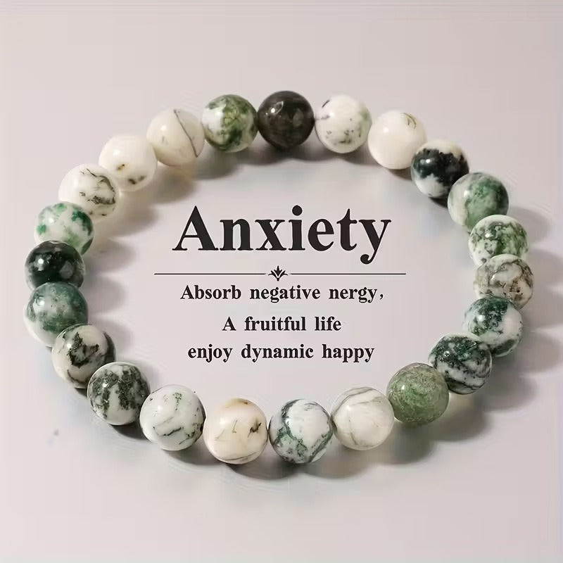 Crystal Energy Bracelet - Natural Gemstone Luck Bracelet European & American Niche Healing-Style Jewelry