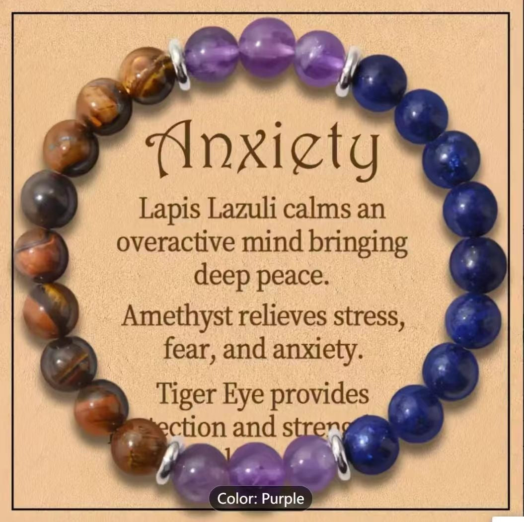 Multi-Functional Natural Crystal Bracelet Series - Over 30 Styles of Energy Stone Bracelets for Wealth Attraction, Calming, Protection, Anxiety Relief - Personalized Spiritual Accessories