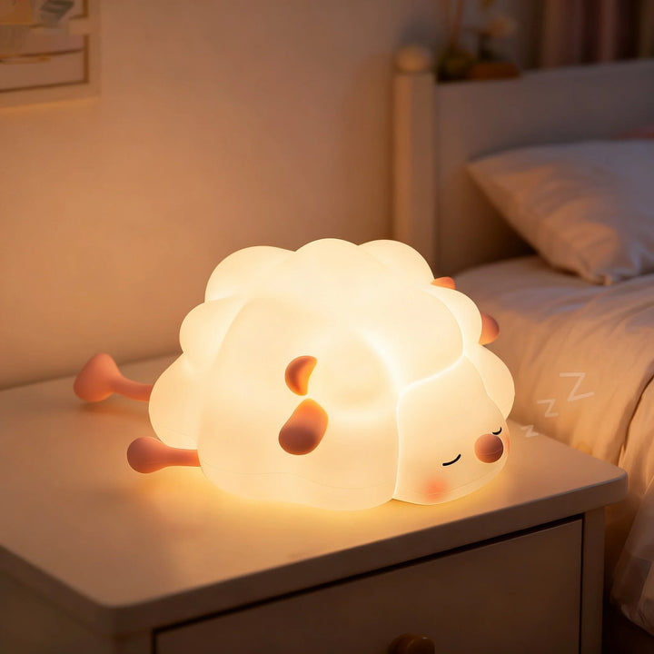 Healing Silicone Night Light｜Soft Glow & Color Ambient Lamp with Tap Control