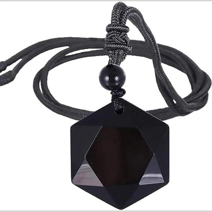 Multi-Style Obsidian Energy Necklace - Men's Personalized Mystical Spiritual Accessory